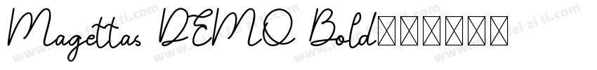 Magettas DEMO Bold字体转换